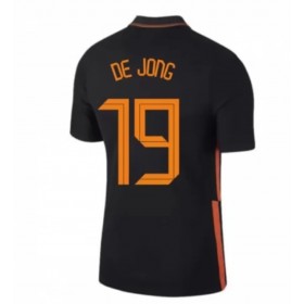 Fußballtrikots Niederlande Luuk de Jong 19 Auswärtstrikot Euro 2020